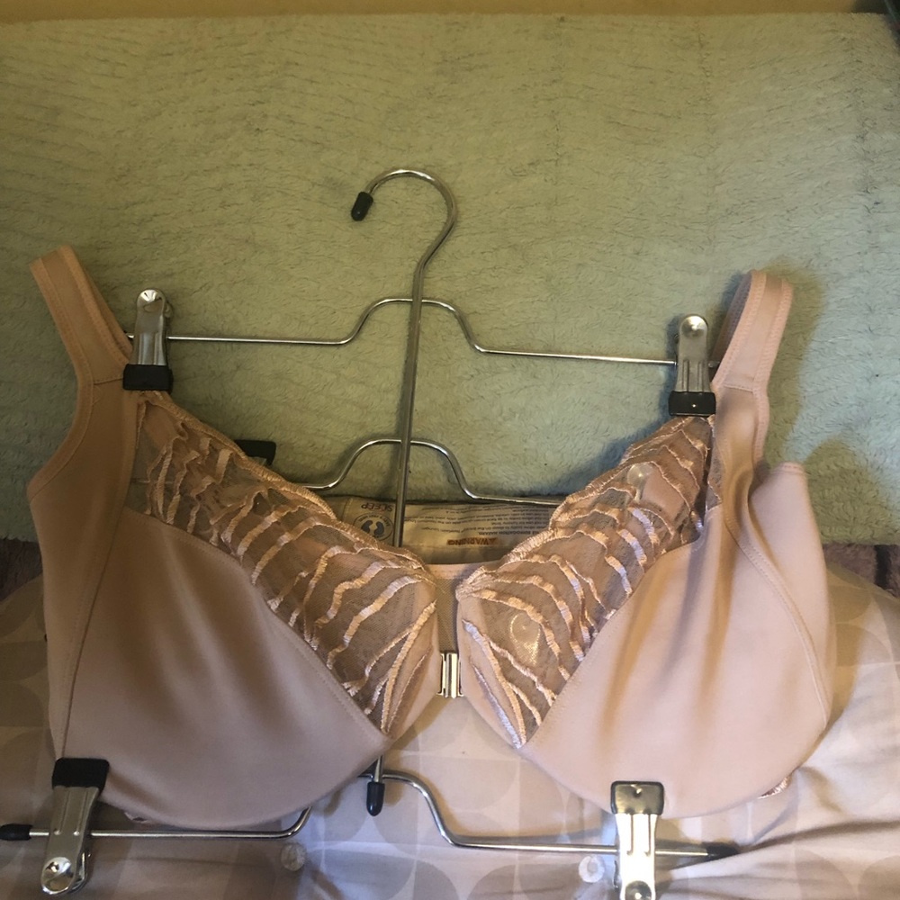 SOLD!🥳Paramour Angie Front Silver Hook Closure Minimizer Bra 34H - Picture 11 of 14